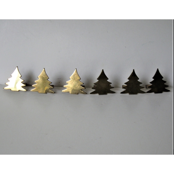 Pier 1 Other - Vintage Pier 1 Imports Brass Holiday Napkin Rings